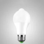 Ampoule LED intelligente avec capteur de mouvement PIR, E27, 5/12/15/18/20W, lampe à Induction AC 220V 110V, pour escalier et couloir