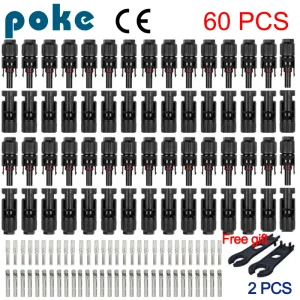 10/20/100 pièces connecteurs solaires 1000V 30ASolar panneau branche connecteurs PV photovoltaïque connecter solaire MC4