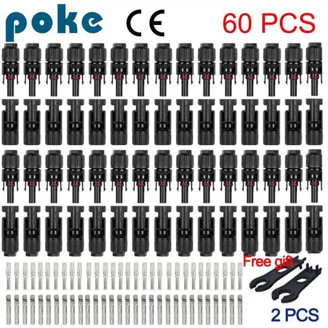 10/20/100 pièces connecteurs solaires 1000V 30ASolar…