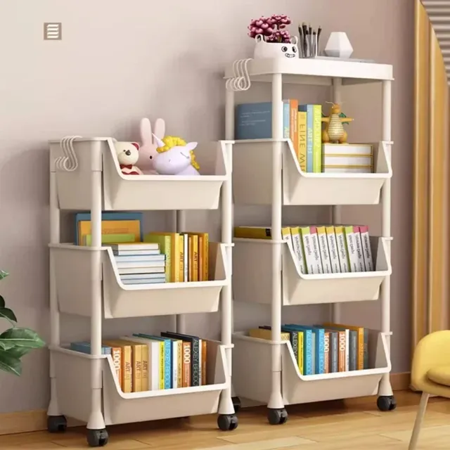 Bibliothèque à roulettes