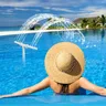 Fontaine de piscine doubles fontaines d'eau de… – vue 3