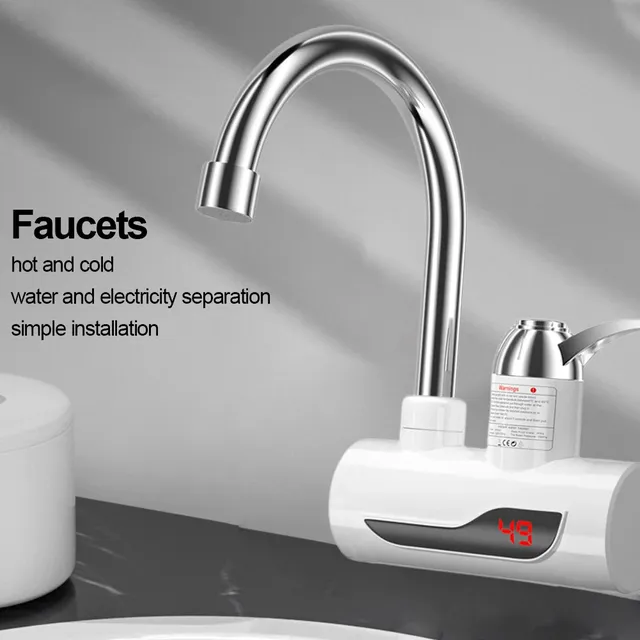 Robinet chauffe eau instantané 3000 watts sans réservoir… – vue 7