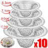 10/1x filtre d'évier en acier inoxydable cuisine salle… – vue 2