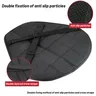 Coussin de siège de moto en mousse noire – vue 4