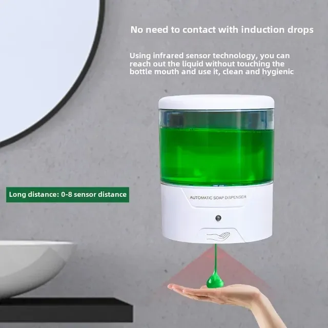 Distributeur automatique savon mural sans contact… – vue 3