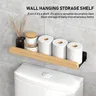 Étagère murale salle bain porte rouleau papier toilette… – vue 1