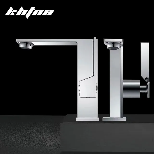 Robinet mitigeur de lavabo en laiton de luxe – vue 6