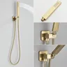 Robinet de douche doré brossé – vue 4
