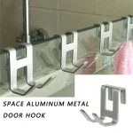 Crochets de rangement pour armoires de cuisine, porte-serviettes, double porte-serviettes sans lueur, accessoires HOEvaluHOAccessrespiration