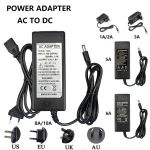 Transformateur AC 220V 110V à DC 12V 1A 2A 3A 5A 6A 8A 10A, transformateur AC DC 220 V 110 V à 12 V pour bande lumineuse LED, Tube de lampe