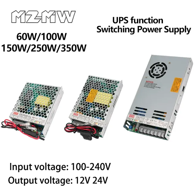 Alimentation à découpage fonction UPS 60W 100W 150W 250W…