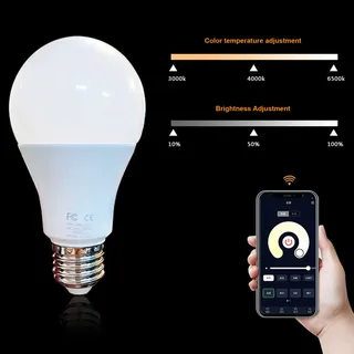 Ampoule LED intelligente connectée E27 dimmable télécommande…
