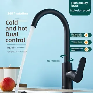 Robinets d'eau chaude et froide de cuisine