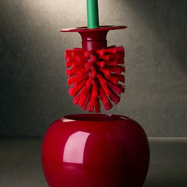 Brosse de toilette en forme de cerise avec support – vue 2