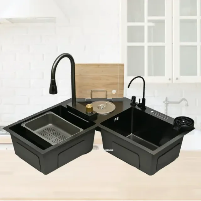 Éviers de cuisine en acier inoxydable – vue 3