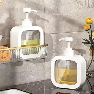 Distributeur de savon carré Transparent de 300/500ml