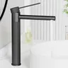 Robinet de lavabo noir – vue 3
