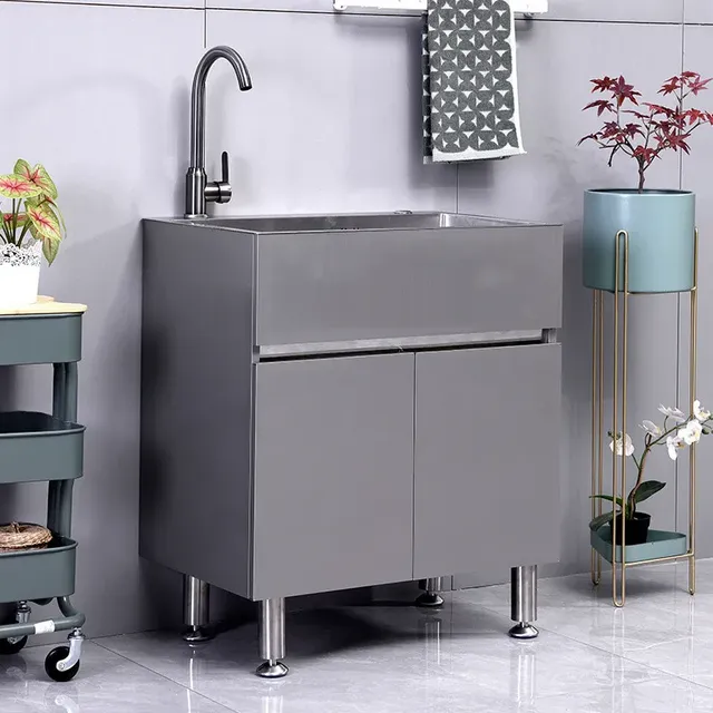 Armoire de salle de bain en acier inoxydable – vue 4