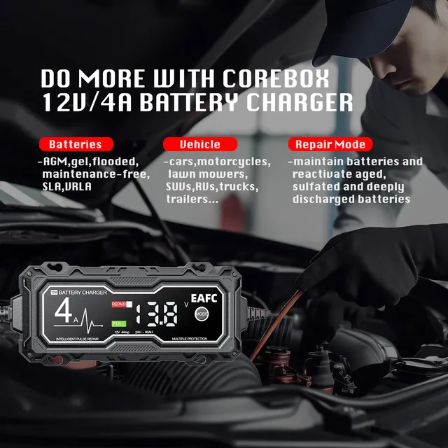 Chargeur de batterie de voiture à charge rapide… – vue 3