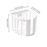 Support papier toilette mural adhésif plastique jaune… – vue 3