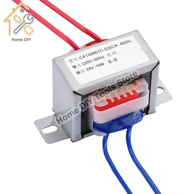 Transformateur abaisseur 10W 220V 24V isolation noyau…