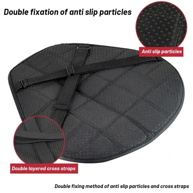 Coussin siège moto ergonomique respirant ventilé gel… – vue 2