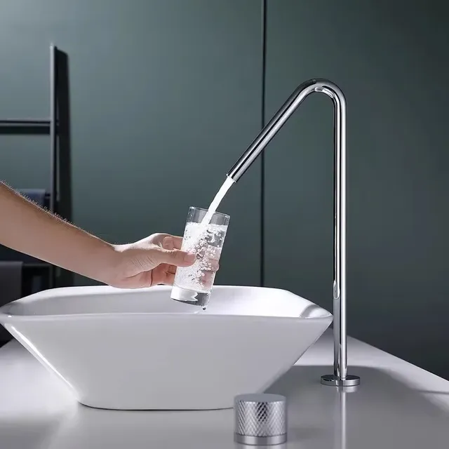 Bassin noir Plans deux trous salle de bain – vue 3