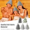 Sauna Anti-chaleur Sauna chapeau épaissir laine feutre… – vue 2