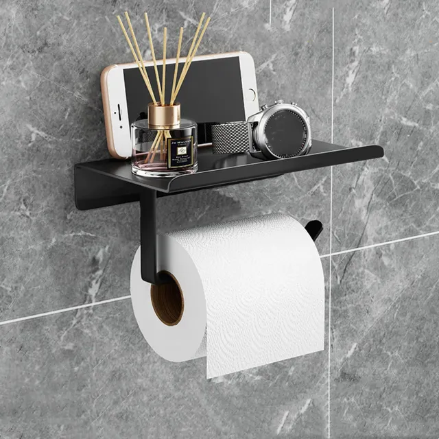 Porte-papier hygiénique avec téléphone portable – vue 5