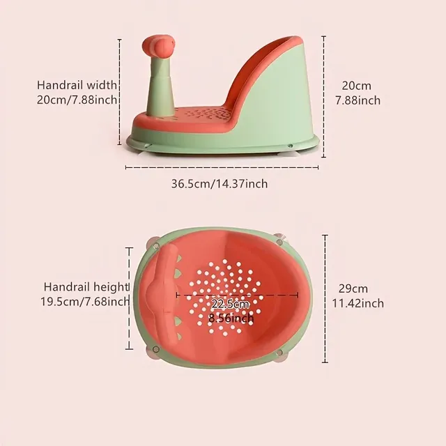 Siège baignoire bébé transat rocker plastique rigide… – vue 5