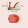 Siège baignoire bébé transat rocker plastique rigide… – vue 5