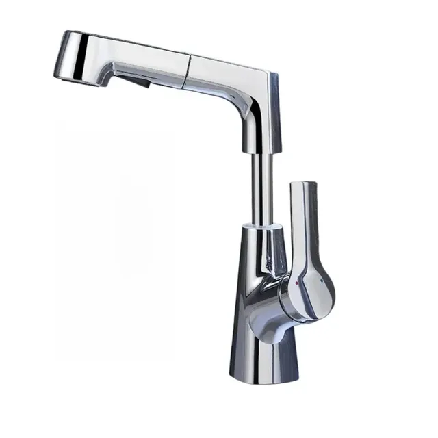 Robinet de lavabo pivotant extractible – vue 2
