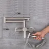 Mitigeur mural cuisine rabattable double bras articulé… – vue 4