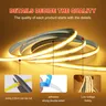 Bande Lumineuse LED COB Flexible avec Joli Marche/Arrêt – vue 3