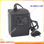 Transformateur de puissance N84R, régulateur de tension 220V à 110V, convertisseur de tension, transformateur abaisseur inversé 200W, prise ue