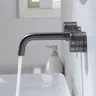 Robinet de salle de bains noir de luxe encastré – vue 7