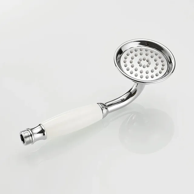 Pommeau douche main laiton massif antique noir mat doré… – vue 5