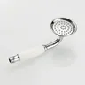 Pommeau douche main laiton massif antique noir mat doré… – vue 5