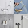 Bec mural en laiton pour baignoire noire – vue 2