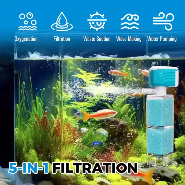 Système de filtre d'aquarium automatique 4W/220V – vue 3