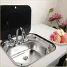 Lavabo à main en acier inoxydable pour caravane et Camping – vue 4