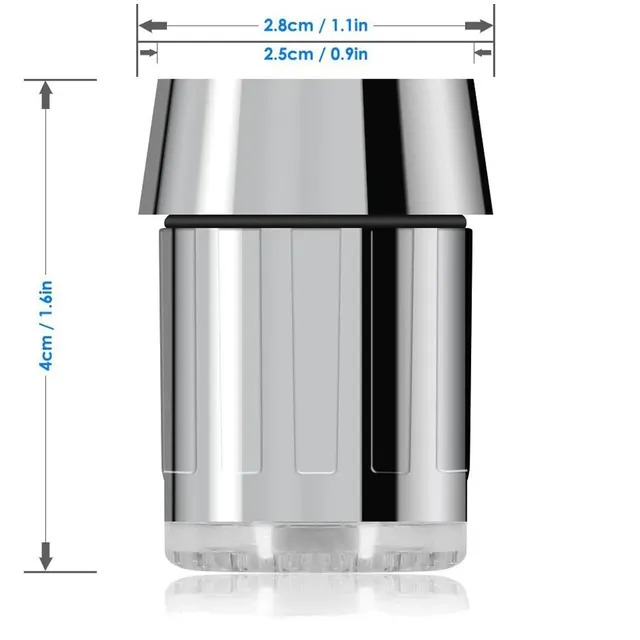 Tête de robinet LED à 7 couleurs changeantes… – vue 6