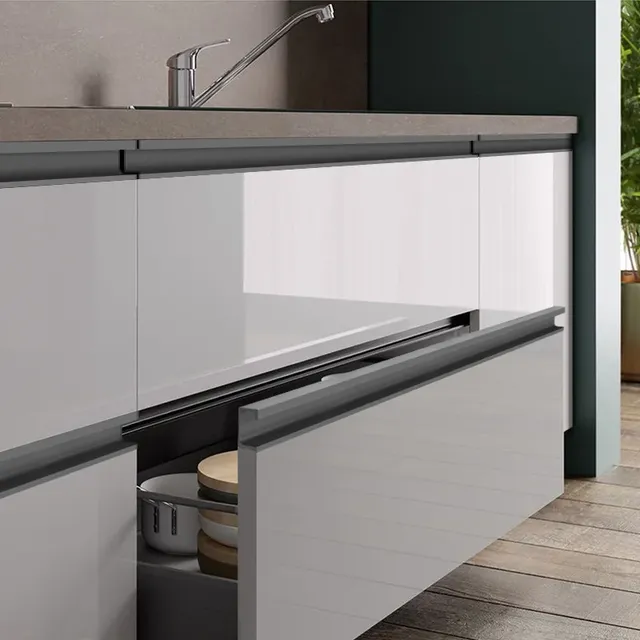 Porte d'armoire poignée spéciale en forme de G sans… – vue 2