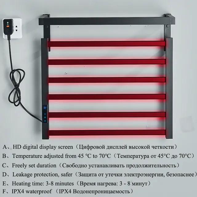 HOElectric-Serviette T1 tactile en aluminium – vue 4