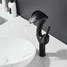 Becola robinet de lavabo cascade salle de bains noir or… – vue 2