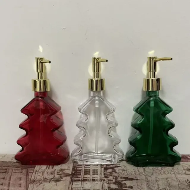 Distributeur savon liquide décoratif sapin stylisé vert… – vue 5