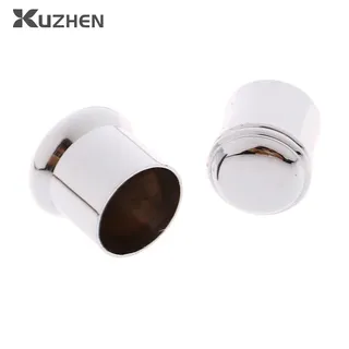 Cachevis chrome miroir poli cylindrique bombé lot deux pièces cuivre…