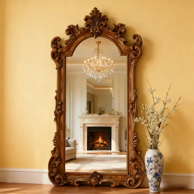 Miroir de maquillage léger de style français de luxe – vue 2