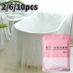 Ensemble de baignoire de grande taille épaissie transparente, sac de bain de poulet de voyage, outil portable, hôtel familial, salon, 2 pièces, 6 pièces, 10 pièces