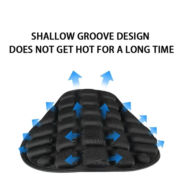 SEAMETAL coussin de siège de moto mousse noire doux… – vue 4